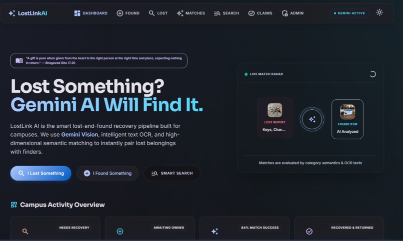 LostLinkAI – screenshot 1