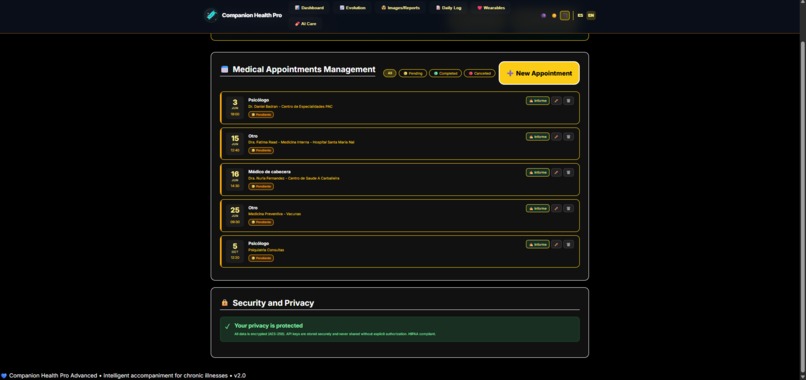 Companion Healt Pro  – screenshot 1