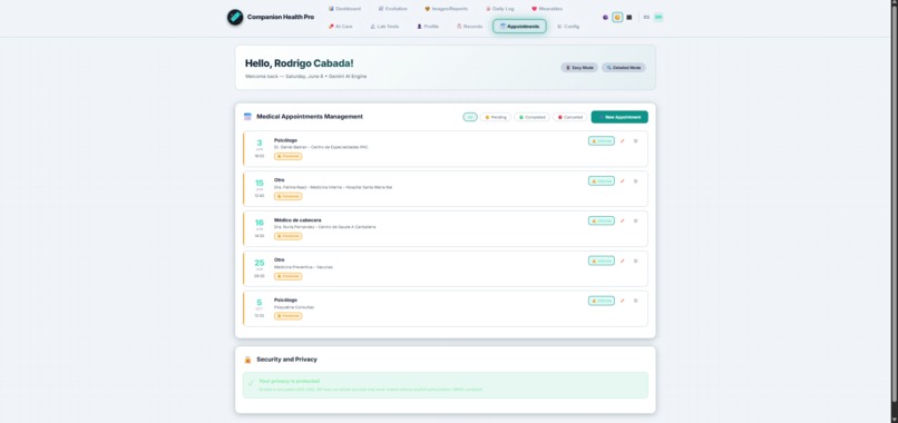 Companion Healt Pro  – screenshot 4