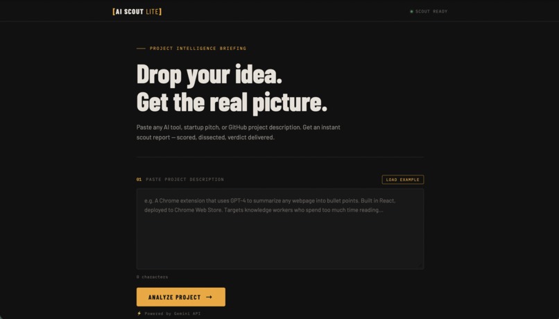 AI Scout Lite – screenshot 1
