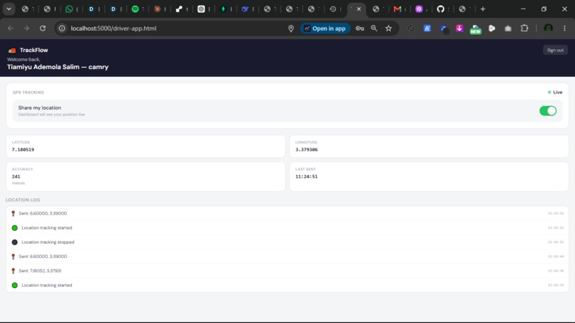 TrackFlow – screenshot 4