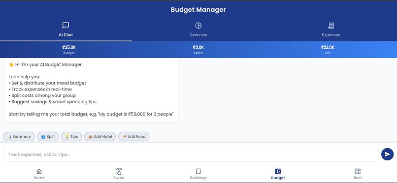 Triplix - An AI based Travel planner App – screenshot 2