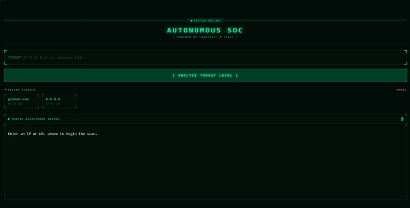 Autonomous SOC – screenshot 1