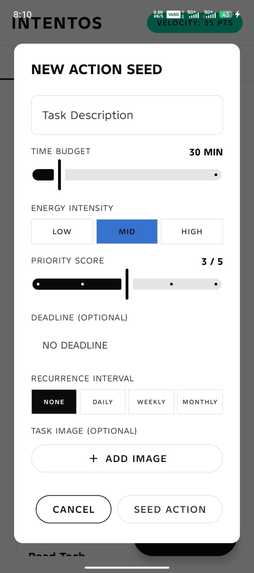 IntentOS – screenshot 2