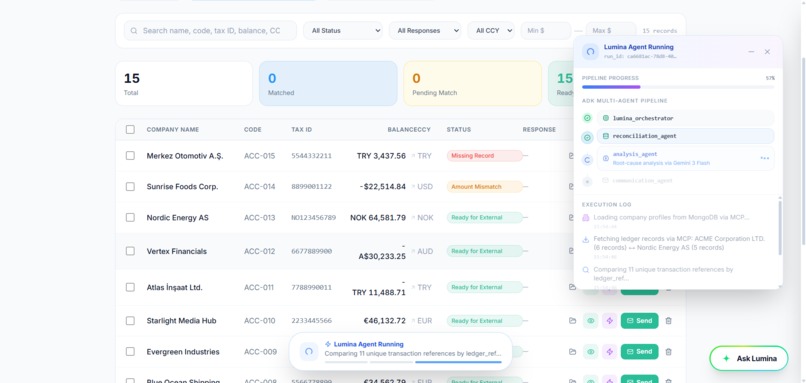 Lumina — B2B AI Reconciliation Agent – screenshot 5