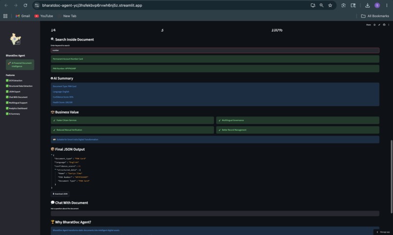 BharatDoc Agent: AI-Powered Document Intelligence – screenshot 2