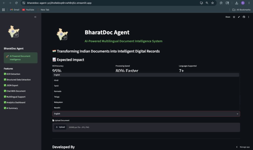 BharatDoc Agent: AI-Powered Document Intelligence – screenshot 6