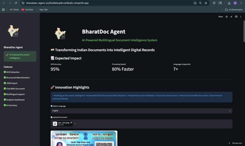BharatDoc Agent: AI-Powered Document Intelligence – screenshot 8