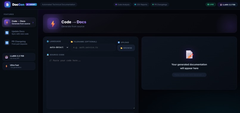 DocGen AI – screenshot 1