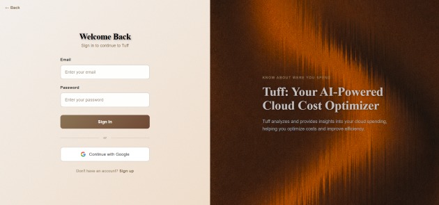 Tuff - Cloud Cost optimizer – screenshot 3