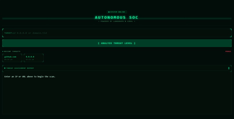 Autonomous SOC – screenshot 1