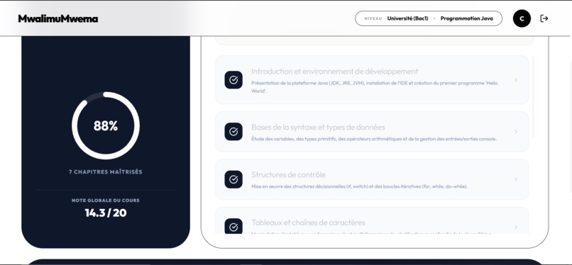 Mwalimu mwema – screenshot 2
