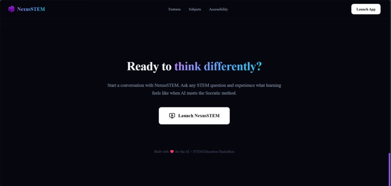 NexusSTEM — Your Socratic AI Agent for STEM – screenshot 6