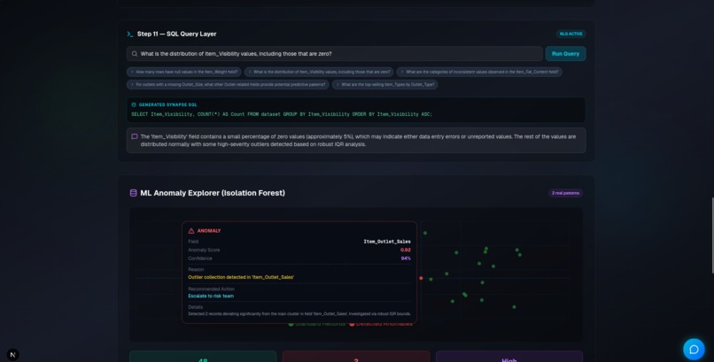 Aether Flow- Autonomous AI Data Intelligence Platform – screenshot 4