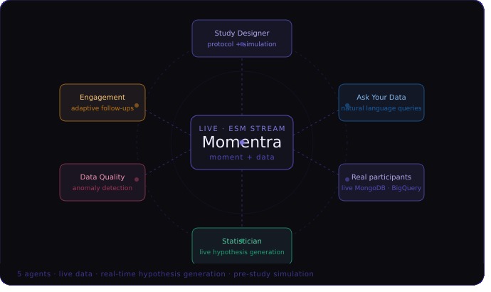 Momentra — "moment + data" – screenshot 1
