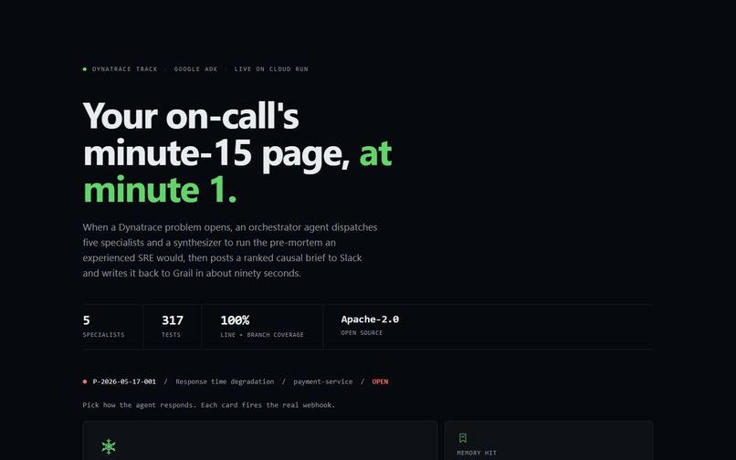 Causal On-Call – screenshot 1