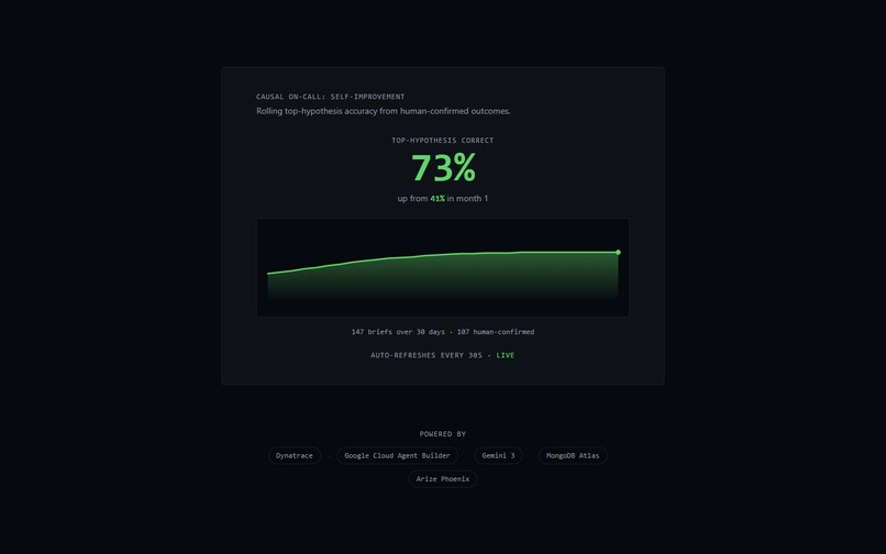 Causal On-Call – screenshot 2