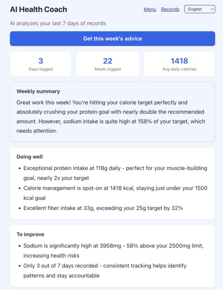 Fridge AI Health – screenshot 5