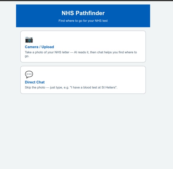 NHS-PATHFINDER – screenshot 1