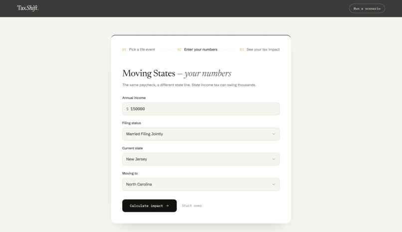 TaxShift – screenshot 3