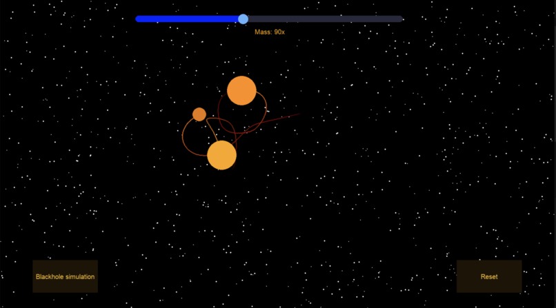Celestial Object Simulation – screenshot 2