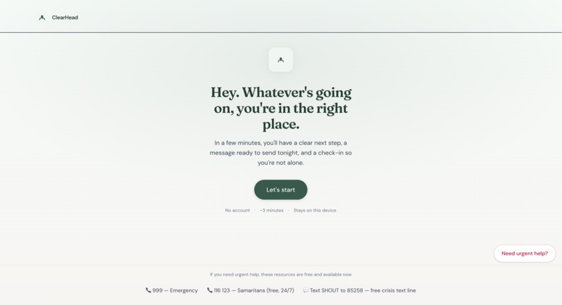 ClearHead – screenshot 1
