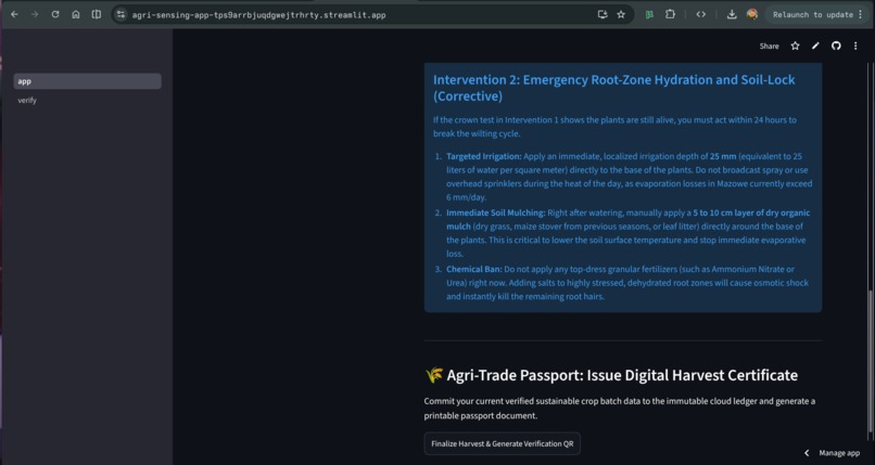 Agri-Sensing hub – screenshot 3