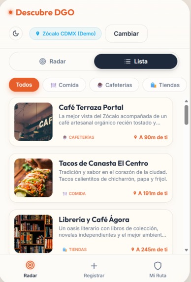 Descubre DGO – screenshot 2