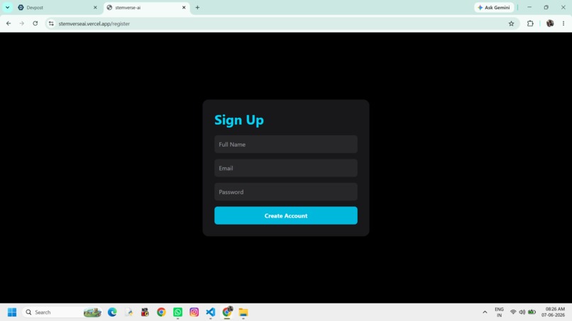 STEMVerse AI ⭐ – screenshot 1