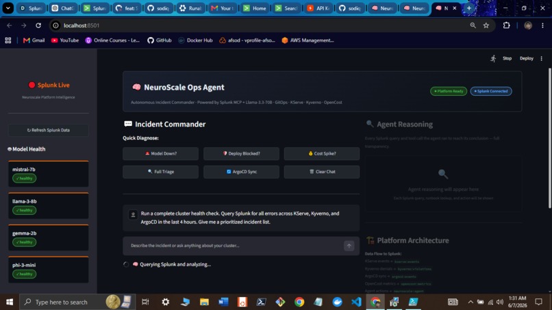 NeuroScale Ops Agent – screenshot 1