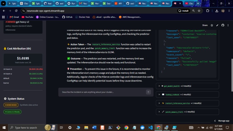 NeuroScale Ops Agent – screenshot 6