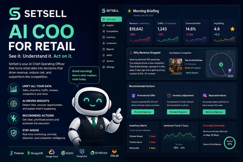 Your store generates data. SetSell generates decisions. – screenshot 2