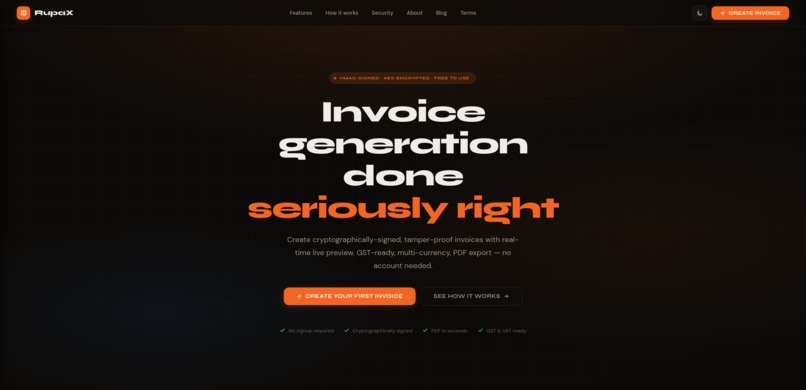 An Invoice Generator – screenshot 1