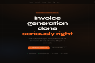 An Invoice Generator
