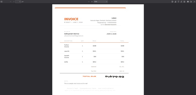An Invoice Generator – screenshot 4