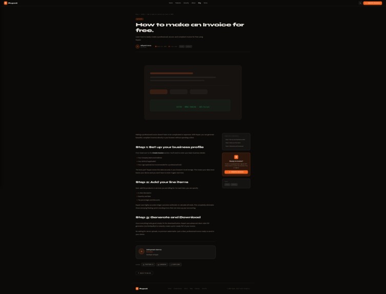 An Invoice Generator – screenshot 5