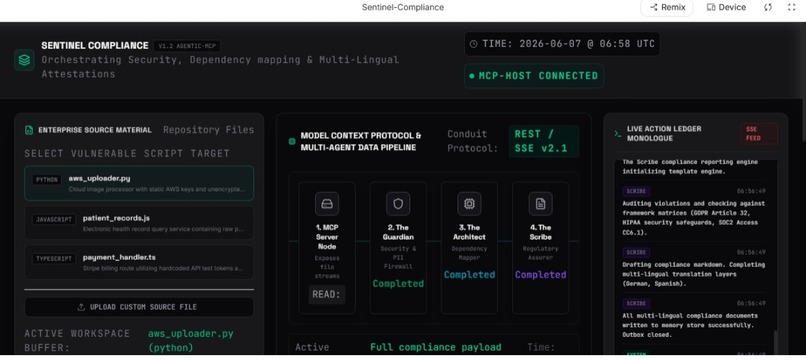Sentinel Compliance: Smart Secret Scanning & Security – screenshot 1
