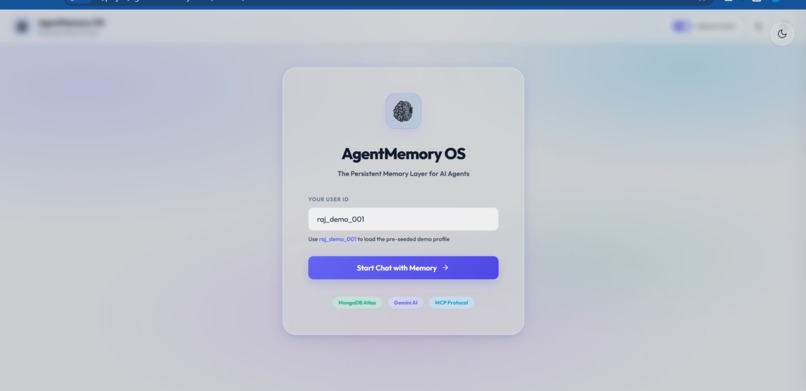 AgentMemory-OS – screenshot 1