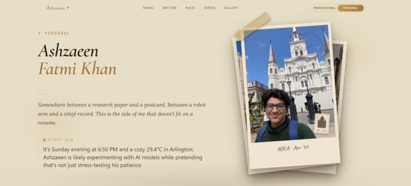 Silicon & Sepia Portfolio Site – screenshot 1