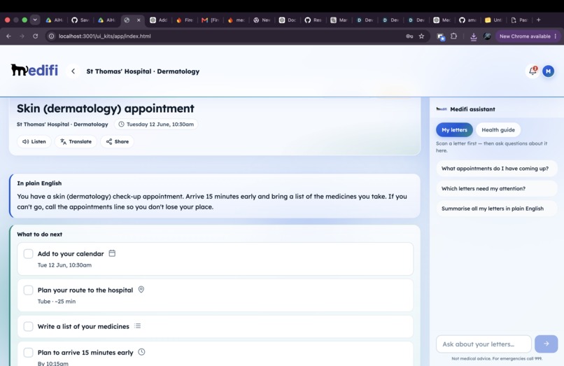Medifi – screenshot 2