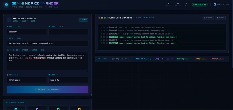 Gemini MCP Commander – screenshot 3