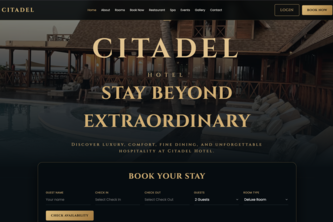 Citadel Hotel Website