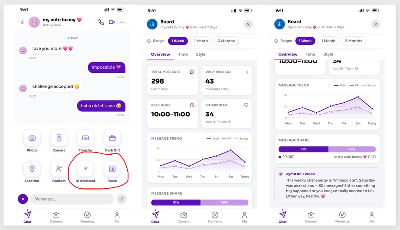 A Fully AI-Enhanced Social App – screenshot 1