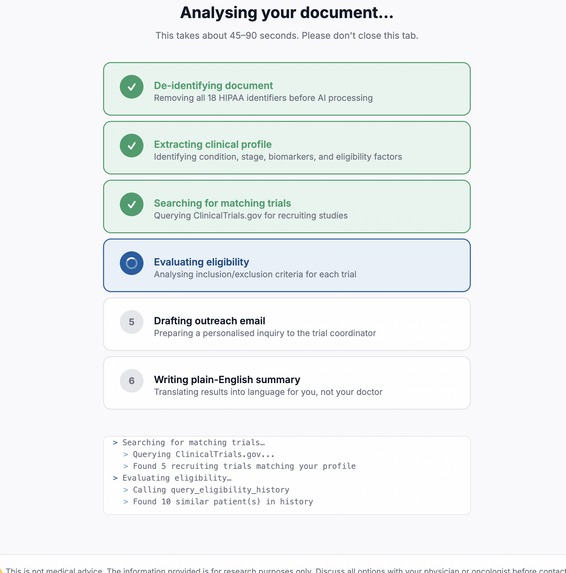 Trialgent - Clinical Trial Matchmaker – screenshot 3
