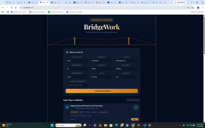 BridgeWork – screenshot 1