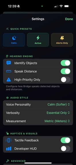 VisionBridge – screenshot 2