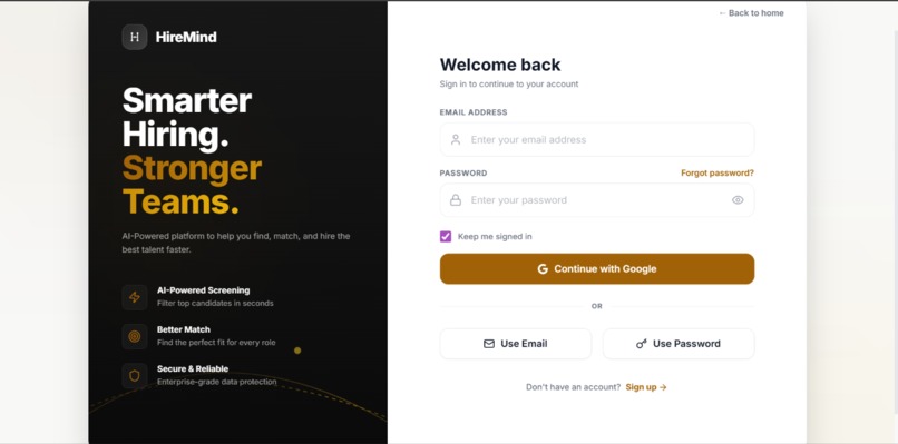 HireMind – screenshot 1
