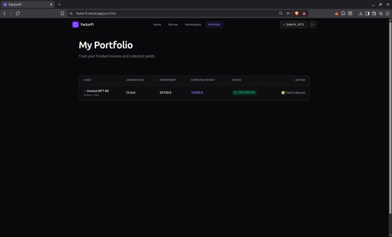 FactorFi – screenshot 1
