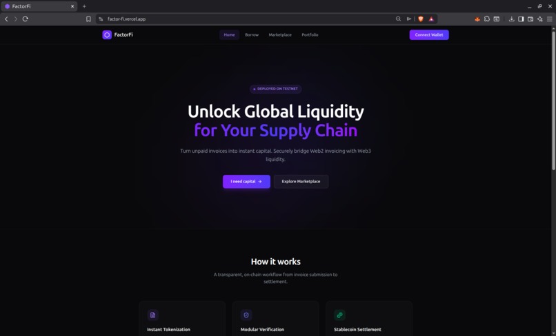 FactorFi – screenshot 2