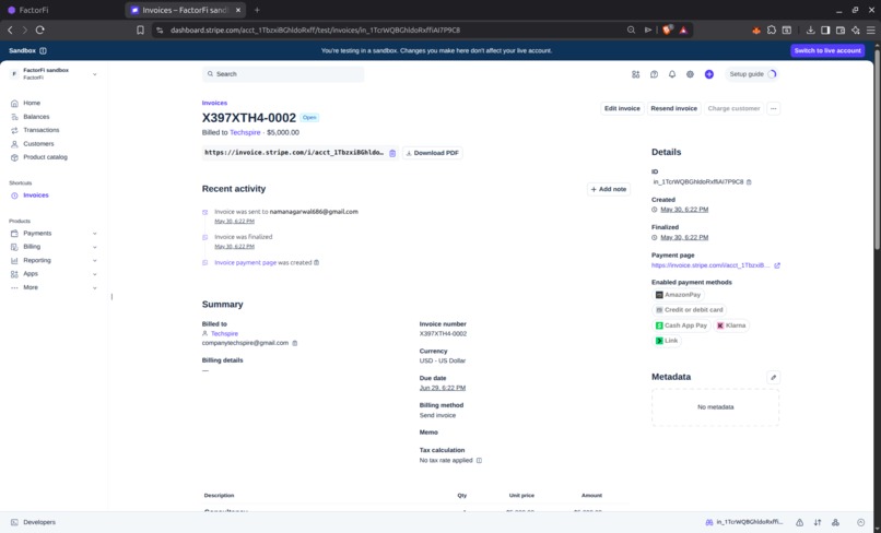 FactorFi – screenshot 3